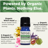 Forces of Nature Hemorroid Control, aceites esenciales con aroma suave.