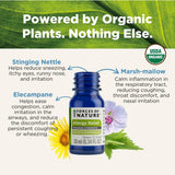 Forces of Nature ingredientes-organicos, sin rellenos artificiales.