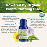 Forces of Nature Niños Alivio Alergia Ingredientes Organicos Bergamota: sabor cítrico para niños.