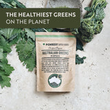 Alfalfa verde australiana para batidos y comidas rápidas