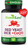ForestLeaf arroz de levadura roja 1215 mg en cápsulas para apoyo diario a la salud cardiovascular