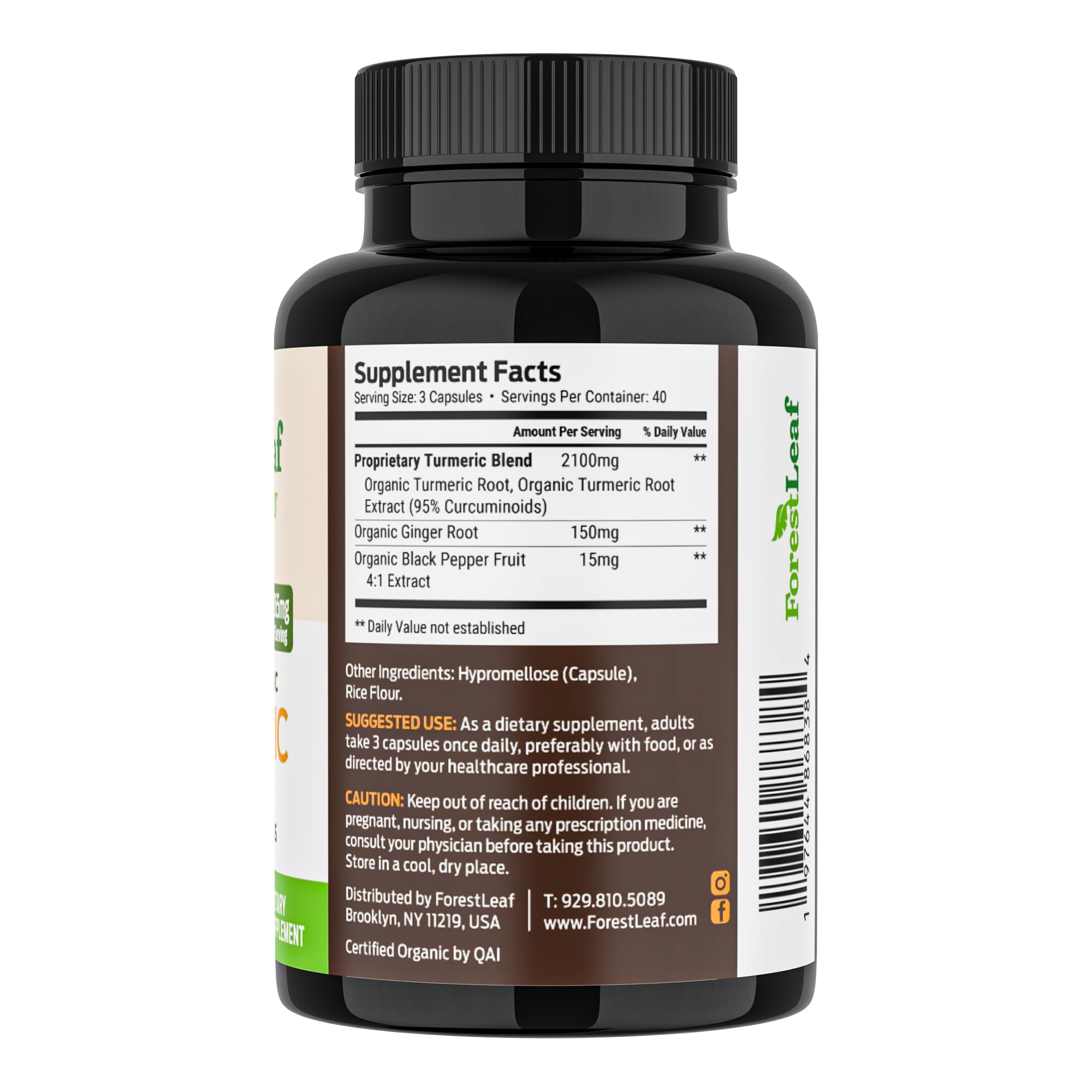 ForestLeaf curcuminoides al 95% para uso diario
