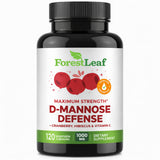ForestLeaf D-Mannose con arándano, cápsulas para soporte urinario diario