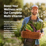 Sin gluten, ForestLeaf multivitaminos para hombres, apto para dietas específicas.