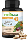 ForestLeaf diario multivitaminos para hombres, uso diario recomendado.