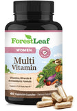 ForestLeaf Dosis diaria para mujer: cápsulas fáciles de tomar para energía sostenida.