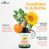ForestLeaf Liposomal Vitamina C 1400mg, caja, presentación de calidad