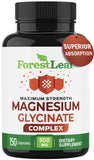ForestLeaf glicinato de magnesio 500 mg cápsulas para sueño y calma