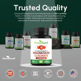 ForestLeaf glicinato de magnesio 500 mg rutina de ejercicio y recuperación