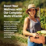 ForestLeaf Salud diaria para mujer con vitaminas esenciales.