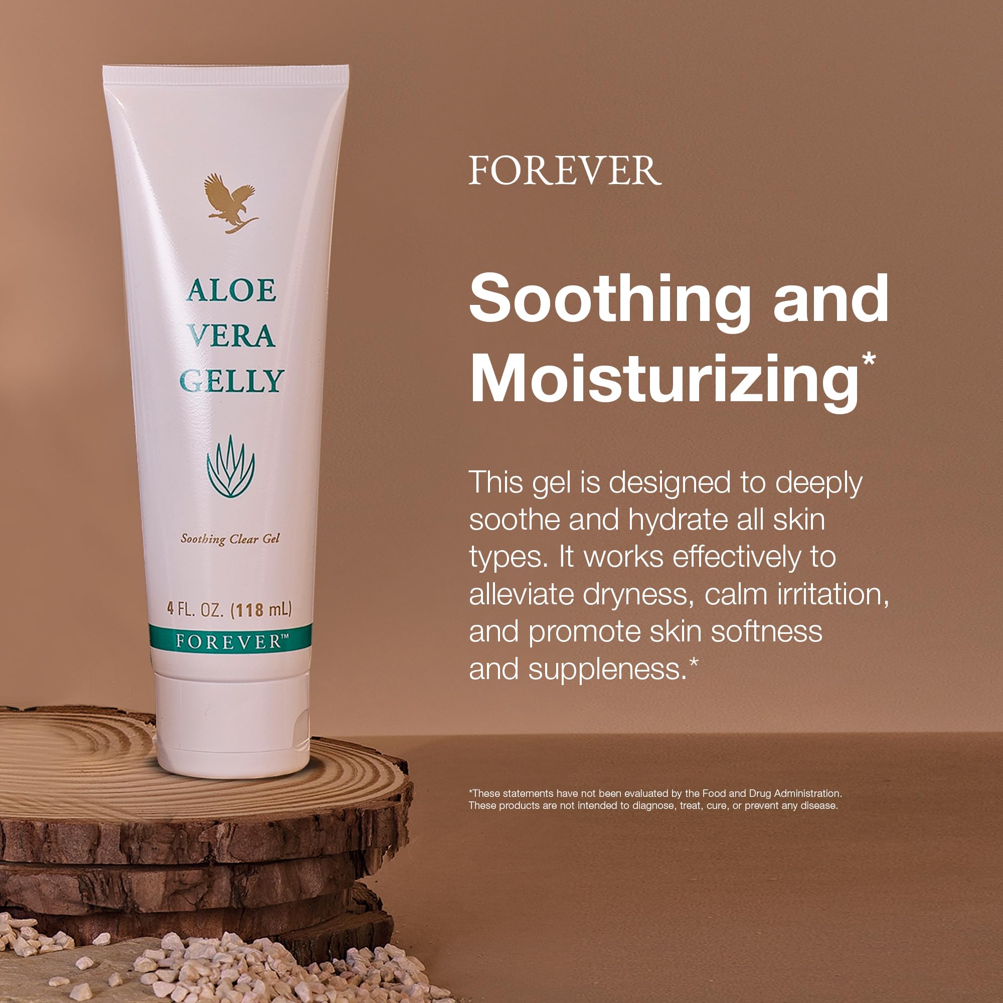 Forever Living Aloe Vera Gelly: aplicación suave para piel irritada.