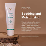 Forever Living Aloe Vera Gelly: aplicación suave para piel irritada.
