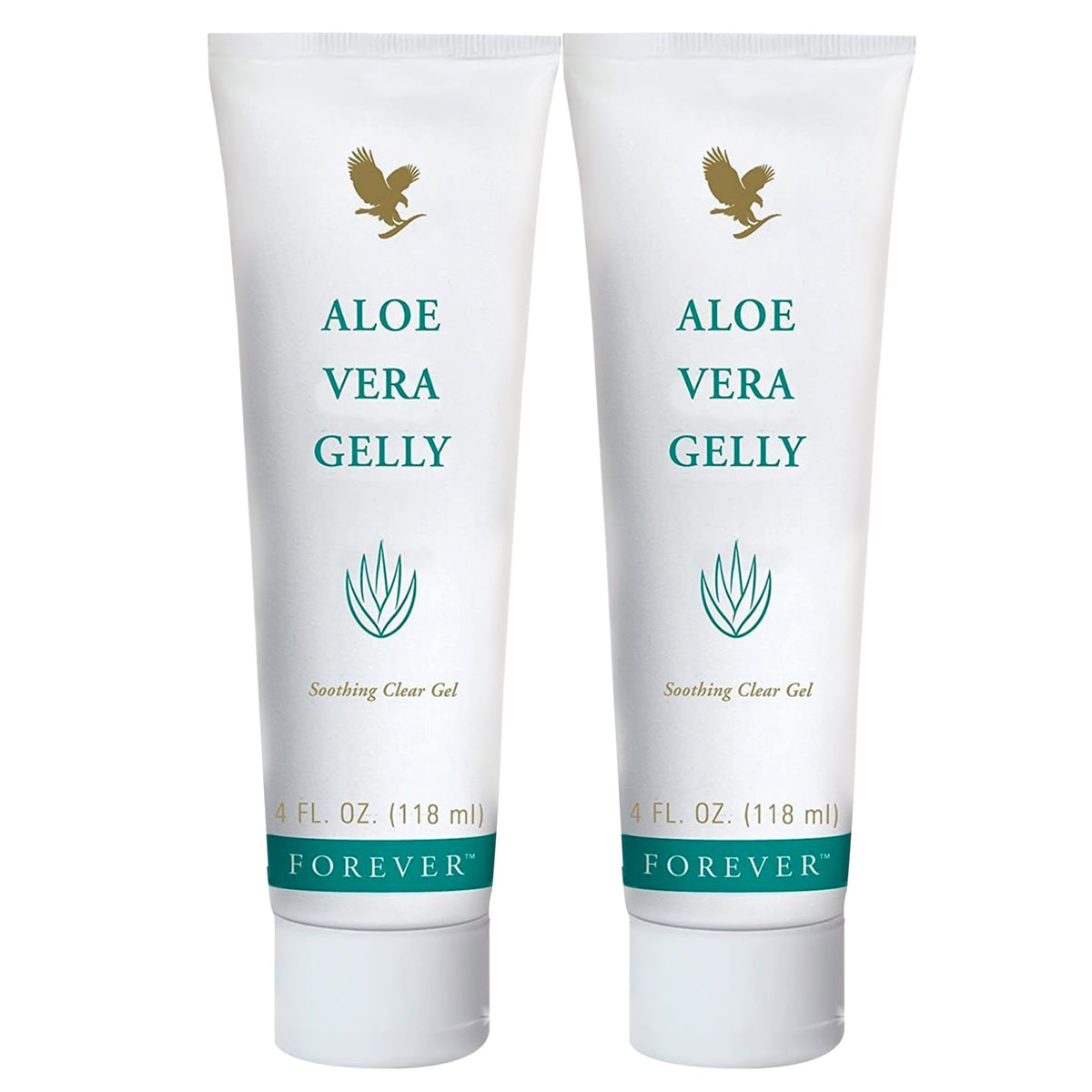 Forever Living Aloe Vera Gelly: bote doble para hidratación diaria.
