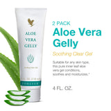Forever Living Aloe Vera Gelly: textura translúcida que se absorbe rápido.