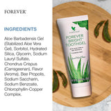 Forever Living Bright Toothgel con propóleos y aloe, apoya encías saludables.