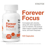 Forever Focus: cápsulas para claridad mental y energía diaria.
