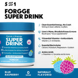 Forgge sabor frambuesa azul para una experiencia refrescante.