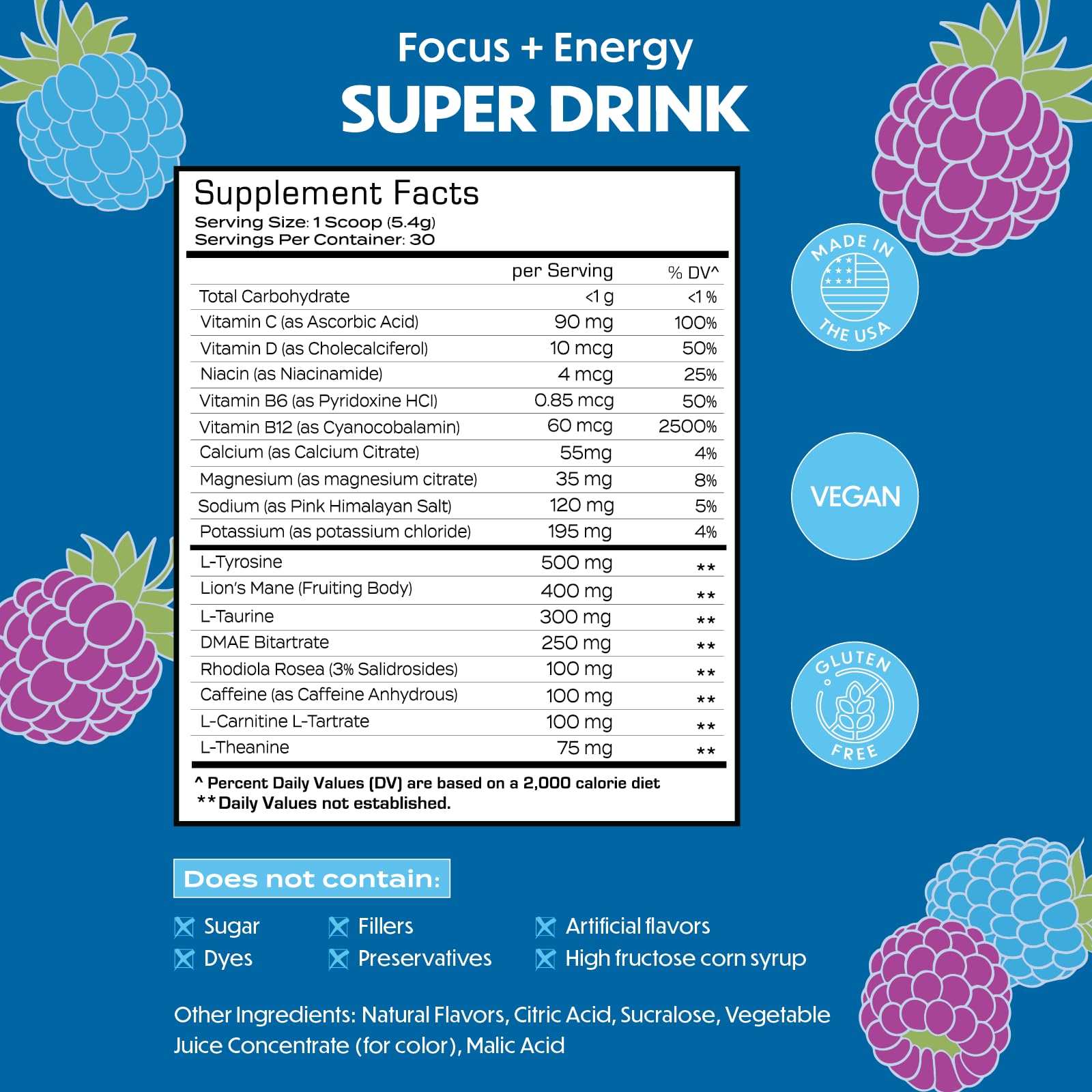 Forgge vitaminas B12, B6, C y D para vitalidad diaria.
