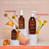 Almacenamiento refrigerado de FORIA Vibrance Melts para conservar calidad.