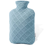 FORICOM bolsa de agua caliente con cubierta peluda, confort y calor suave para uso diario.
