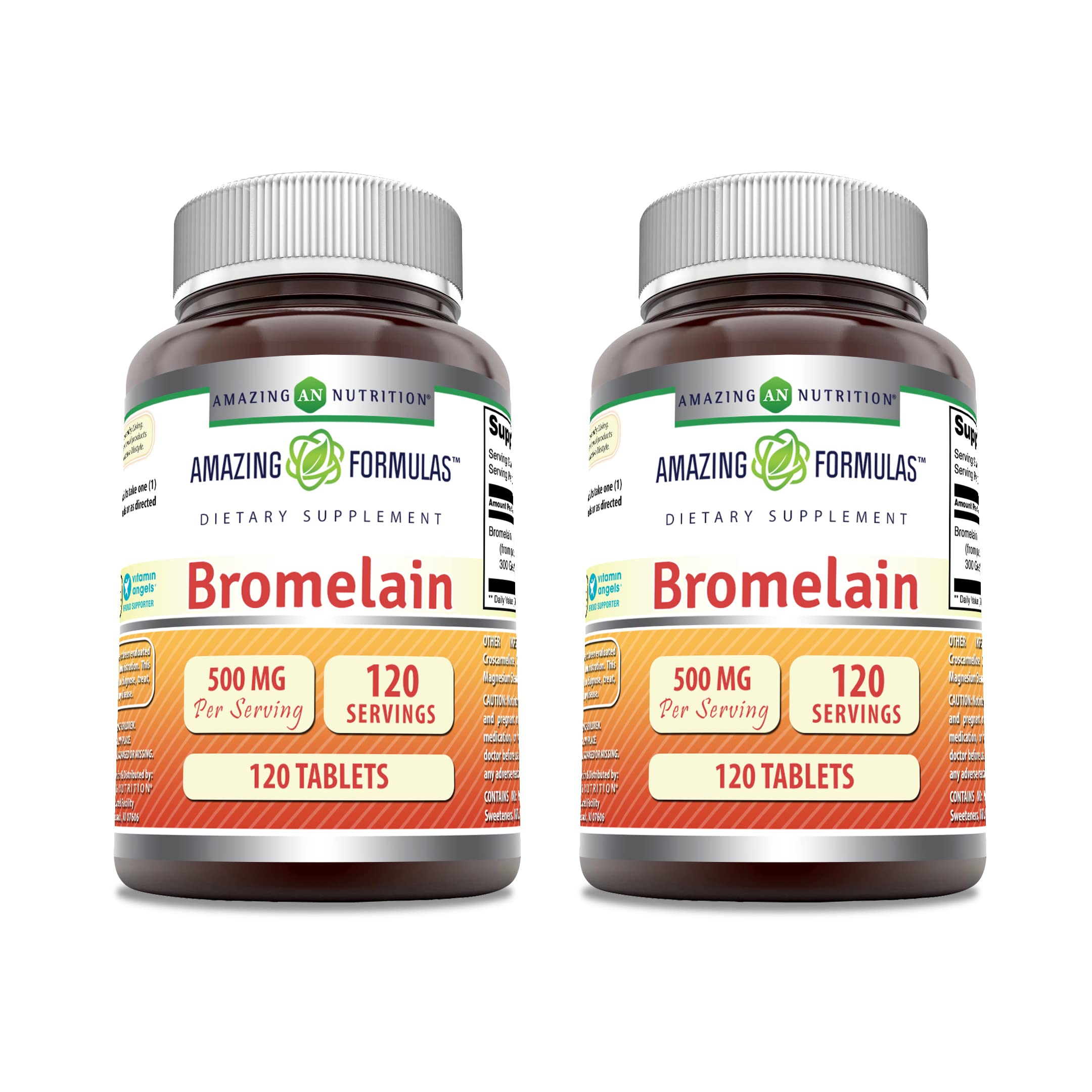Bromelina 500 mg en tableta para uso diario de Formulas Asombrosas