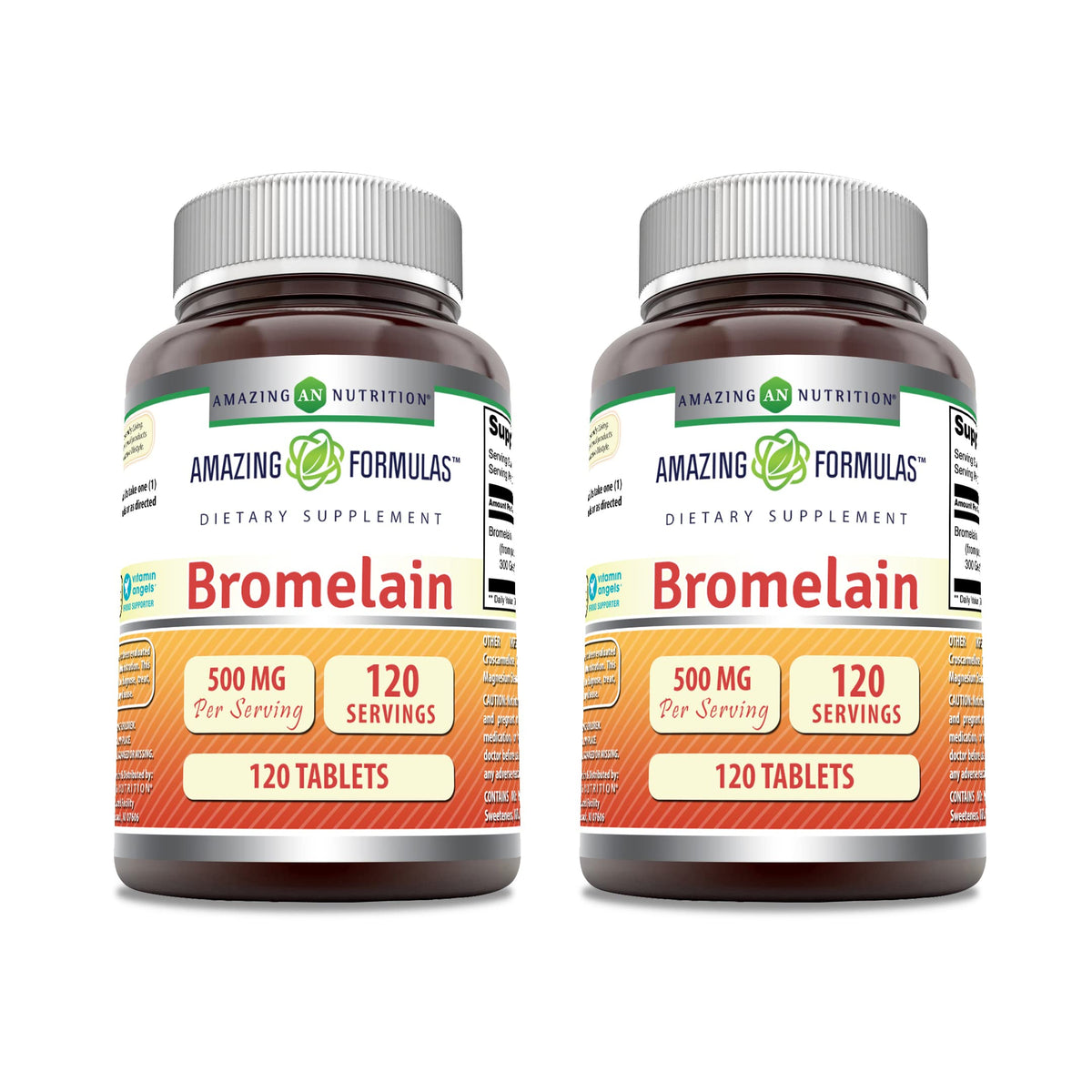 Bromelina 500 mg en tableta para uso diario de Formulas Asombrosas