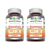 Bromelina 500 mg en tableta para uso diario de Formulas Asombrosas