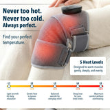 La FORTHiQ RED+ emite calor ajustable para mayor comodidad durante la sesión.