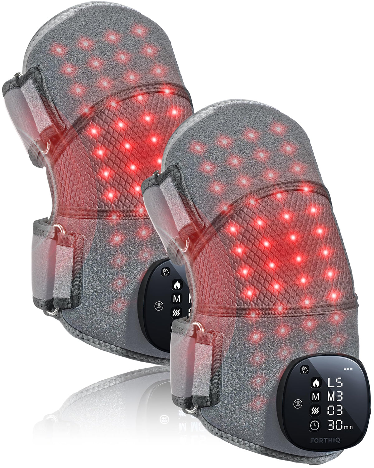 FORTHiQ RED+ rodillera de masaje con calor para relajación tras entreno