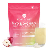 FORTILUME Myo-D-Chiro Inositol polvo sabor manzana envase para consumo diario y equilibrio hormonal