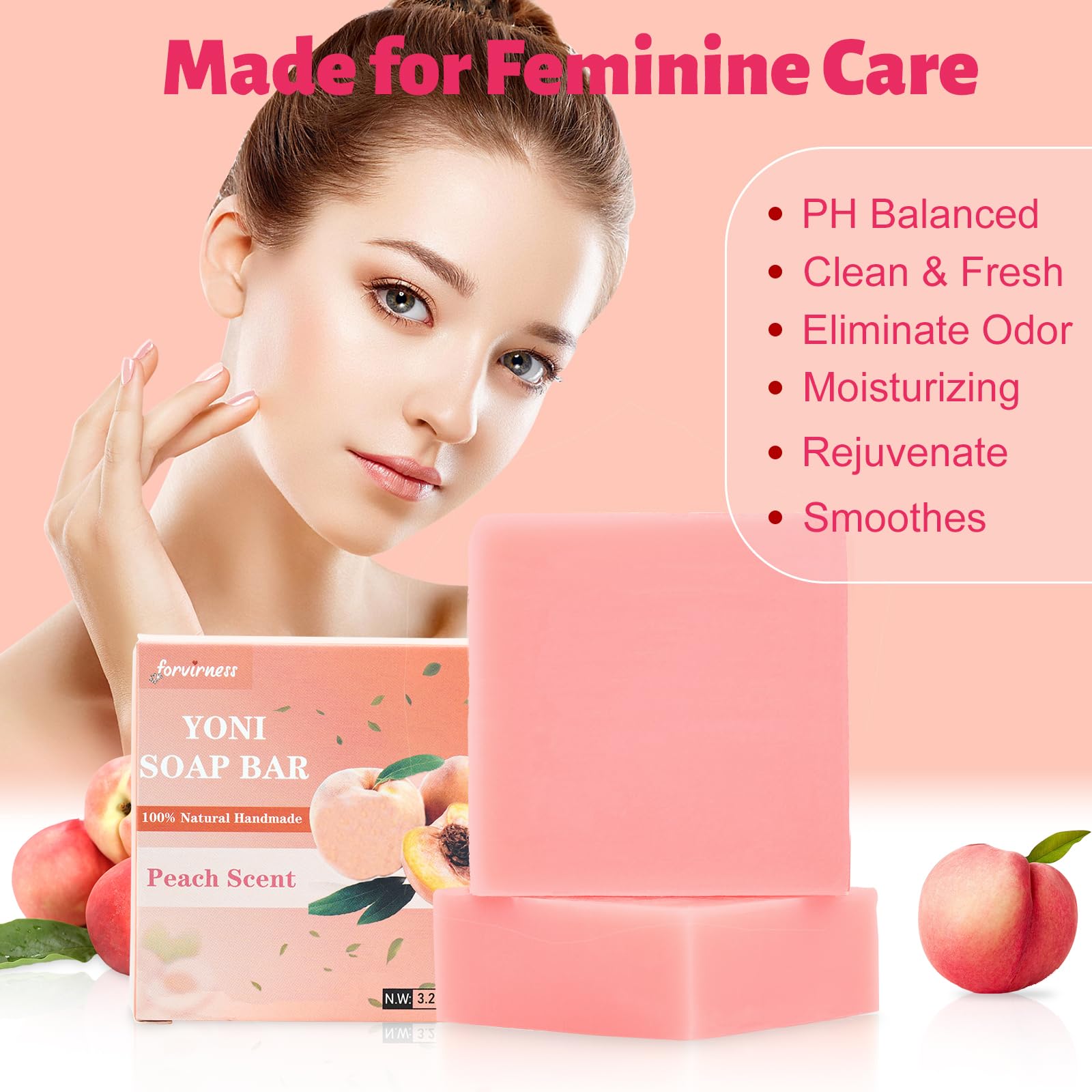Forvirness Yoni Bar equilibrio de pH para piel sensible