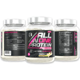 Forzagen Proteína para Mujer, etiqueta clara destaca ingredientes de alta calidad.