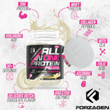 Forzagen Proteína para Mujer, uso pre y post entrenamiento facilita la rutina.