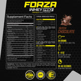 Forzagen Whey PRO: batido chocolate holandés, sabor agradable.