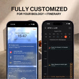 Programa guiado de la app Flykitt para un timing personalizado.