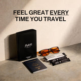 Suplementos personalizados de Flykitt para mantener energía durante el viaje.