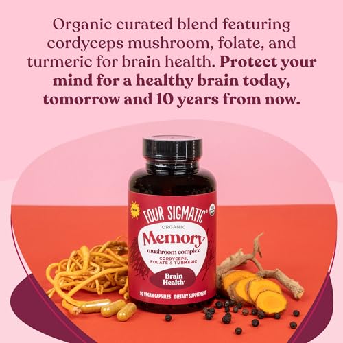 Four Sigmatic Curcuma Cápsulas con raíz de cúrcuma para apoyo antioxidante