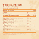 Four Sigmatic Focus Blend cordyceps polvo para mayor energía y resistencia sin cafeína