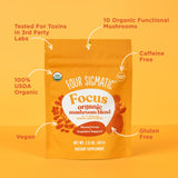 Four Sigmatic Focus Blend mucuna polvo para impulso suave y enfoque