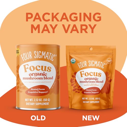 Four Sigmatic Focus Blend vitamina B12 polvo para energía natural sin cafeína