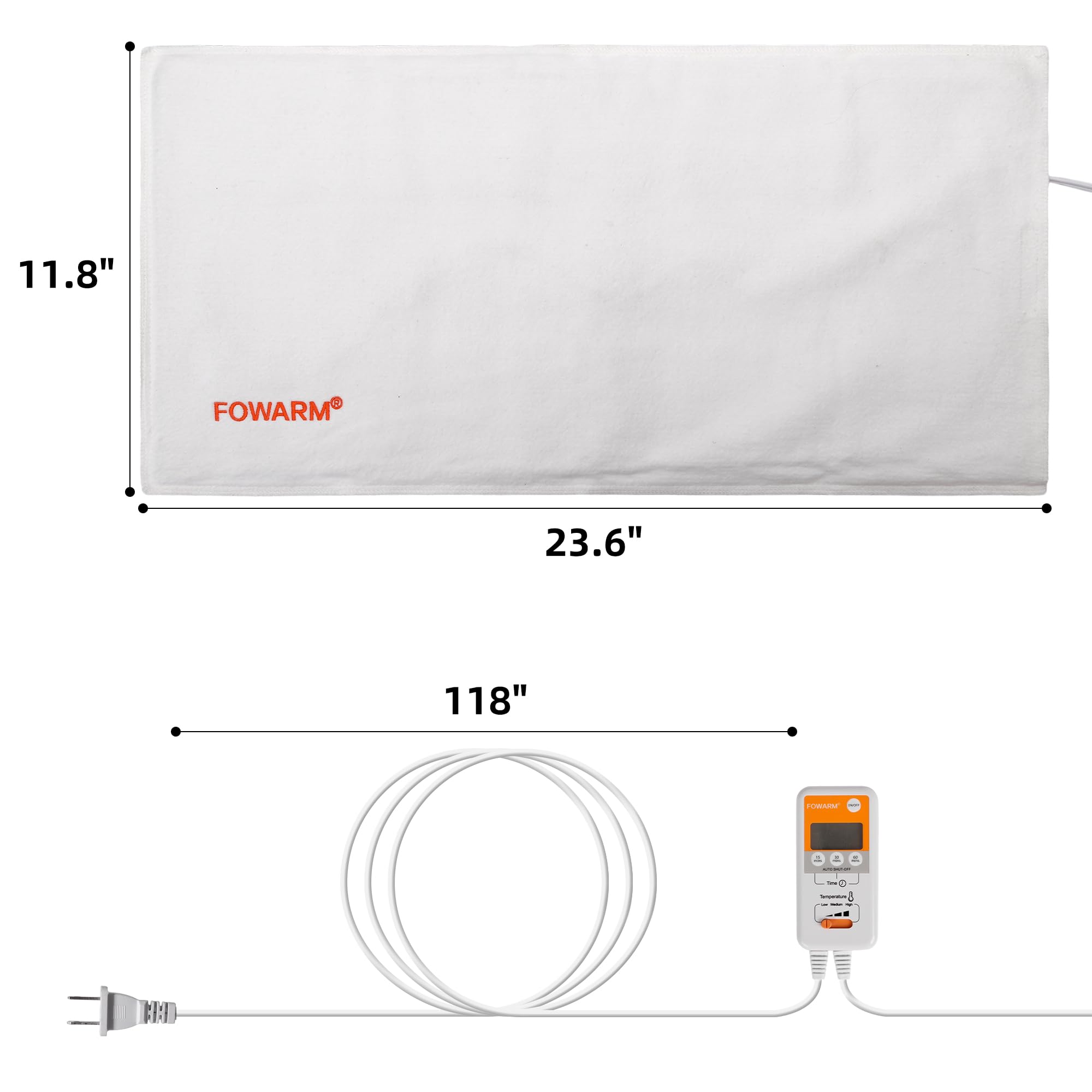FOWARM almohadilla para periodos, calor localizado para molestias menstruales