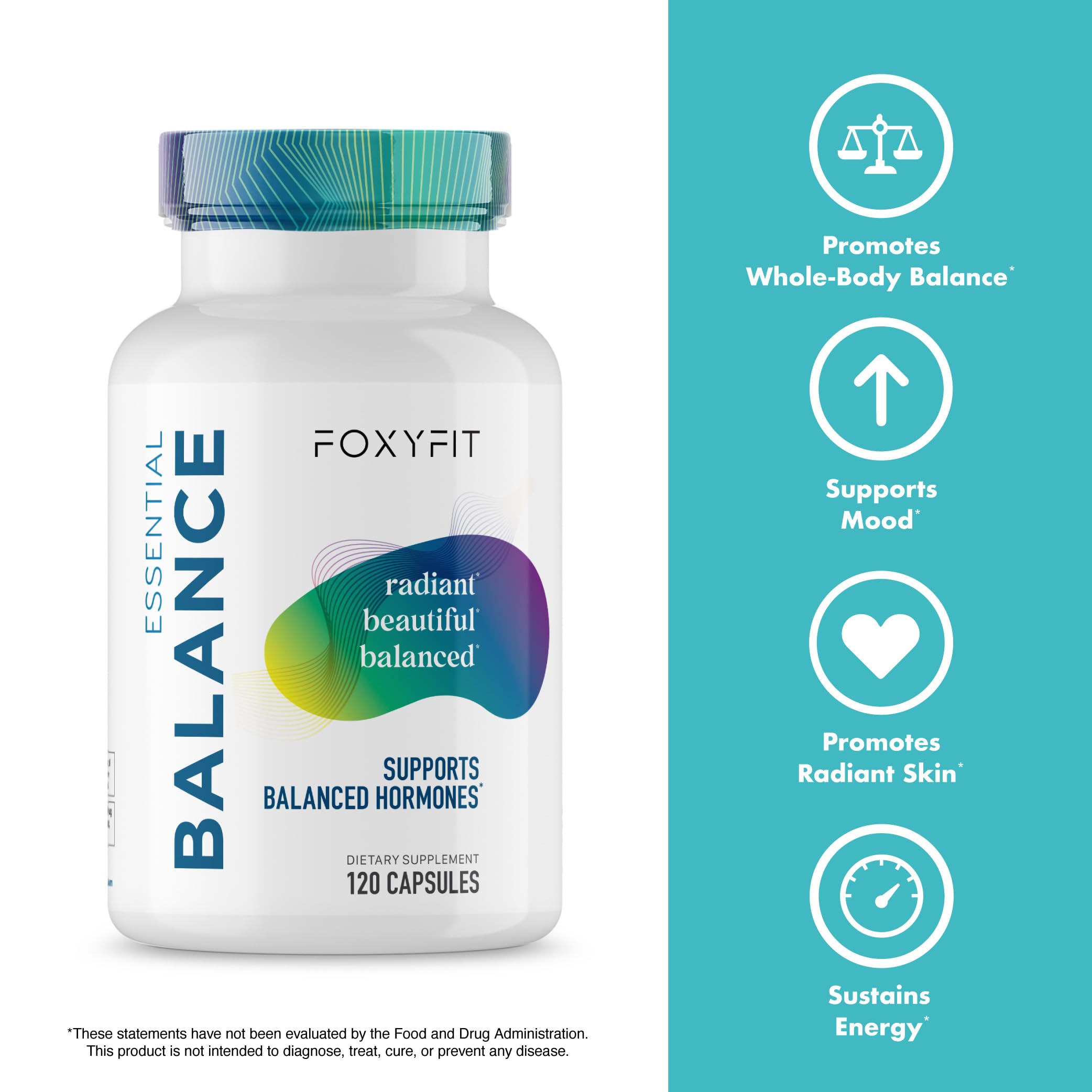 Empaque FoxyFit Balance Esencial listo para guardar.