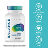 Empaque FoxyFit Balance Esencial listo para guardar.
