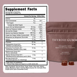 Sabor afrutado de las gomitas FQMUEV para tiroides.