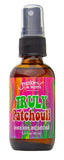 Frankie & Myrrh Patchouli Spray botella, aroma terroso para ambientar espacios.