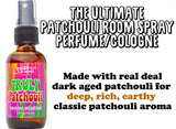 Frankie & Myrrh Patchouli Spray textiles, aroma suave en ropa de cama.