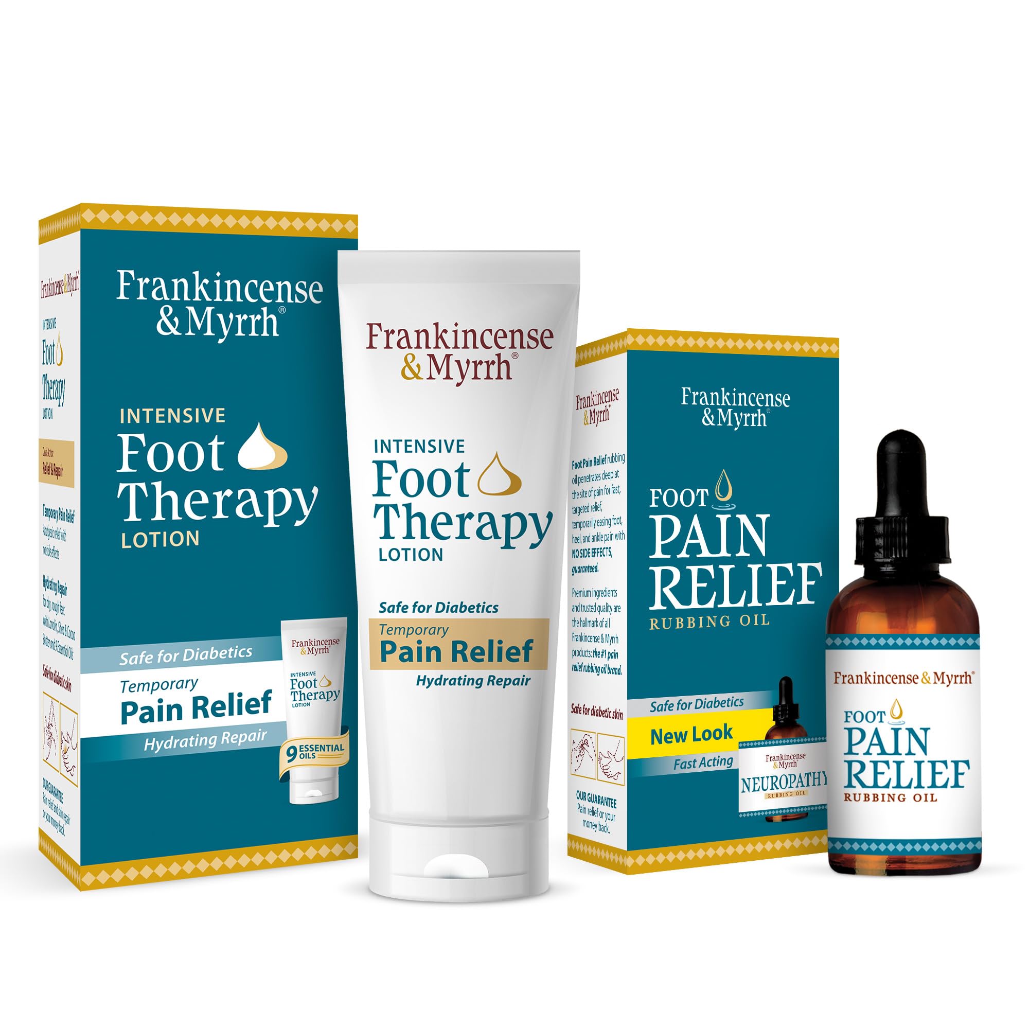 FRANKINCENSE & MYRRH: penetración rápida en pies para alivio puntual