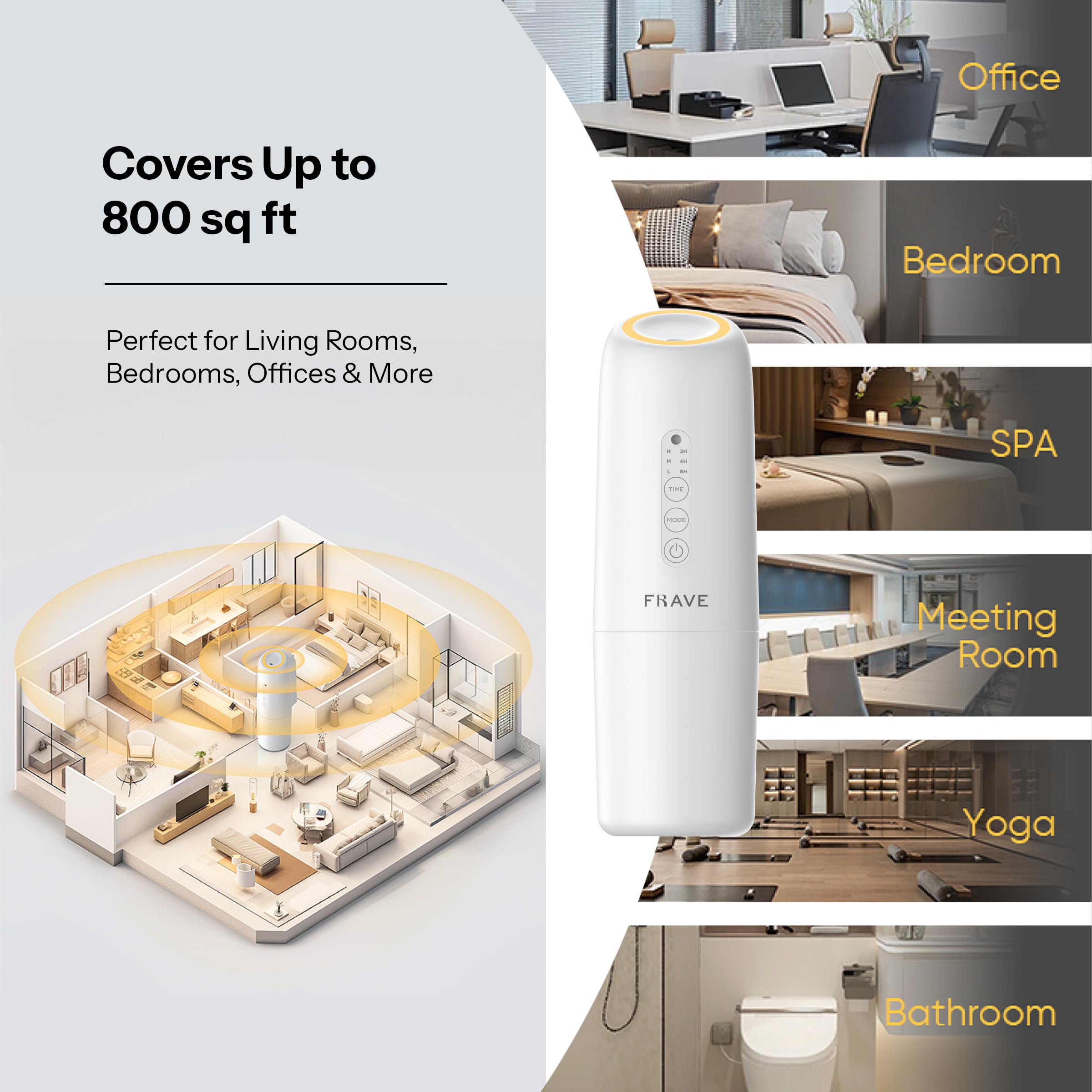 Frave Lumix, luz nocturna con sensor para crear ambiente suave.