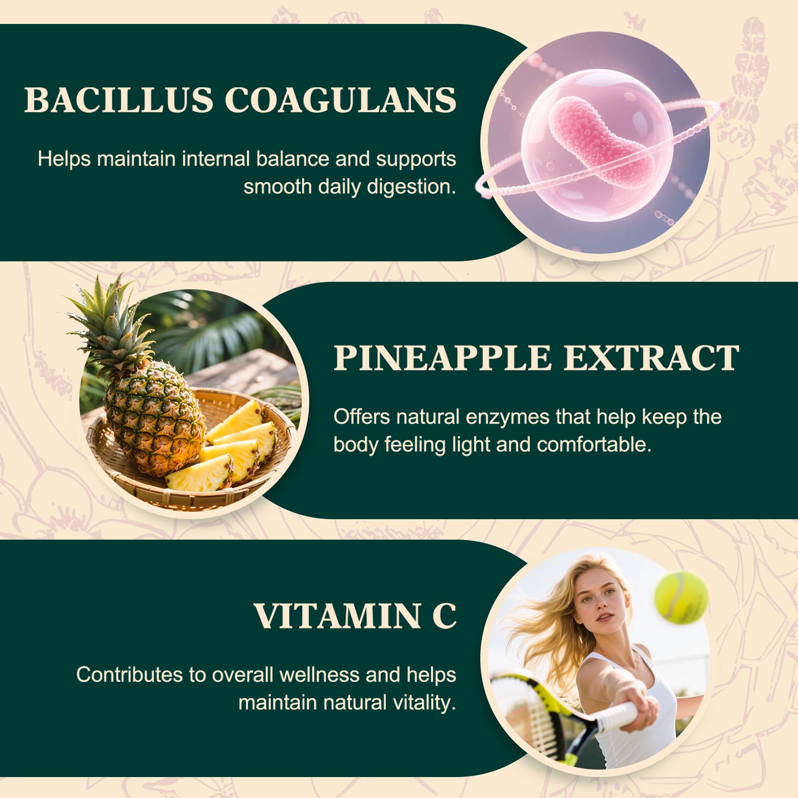 Fravonique gominolas sabor piña, dulzor tropical para bienestar digestivo ligero