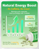 Fravonique Moringa 800mg: polvo de moringa verde, base nutricional natural.